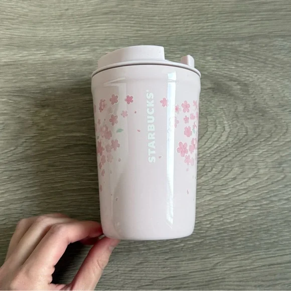 🆕 Starbucks Cherry Blossom 12 oz Stainless Steel Tumbler - Picture 3 of 9